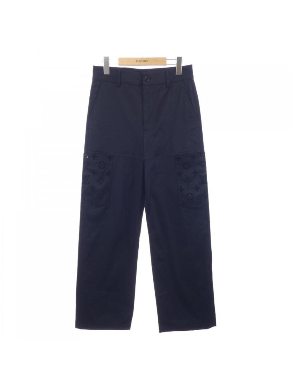 Louis Vuitton Flocked Cotton Workwear Pants